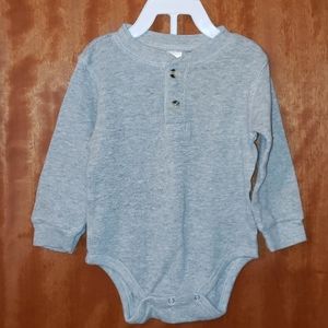 🔷️$8/ea OR 3/$20🔷Like New! Thermal Henley Onesie